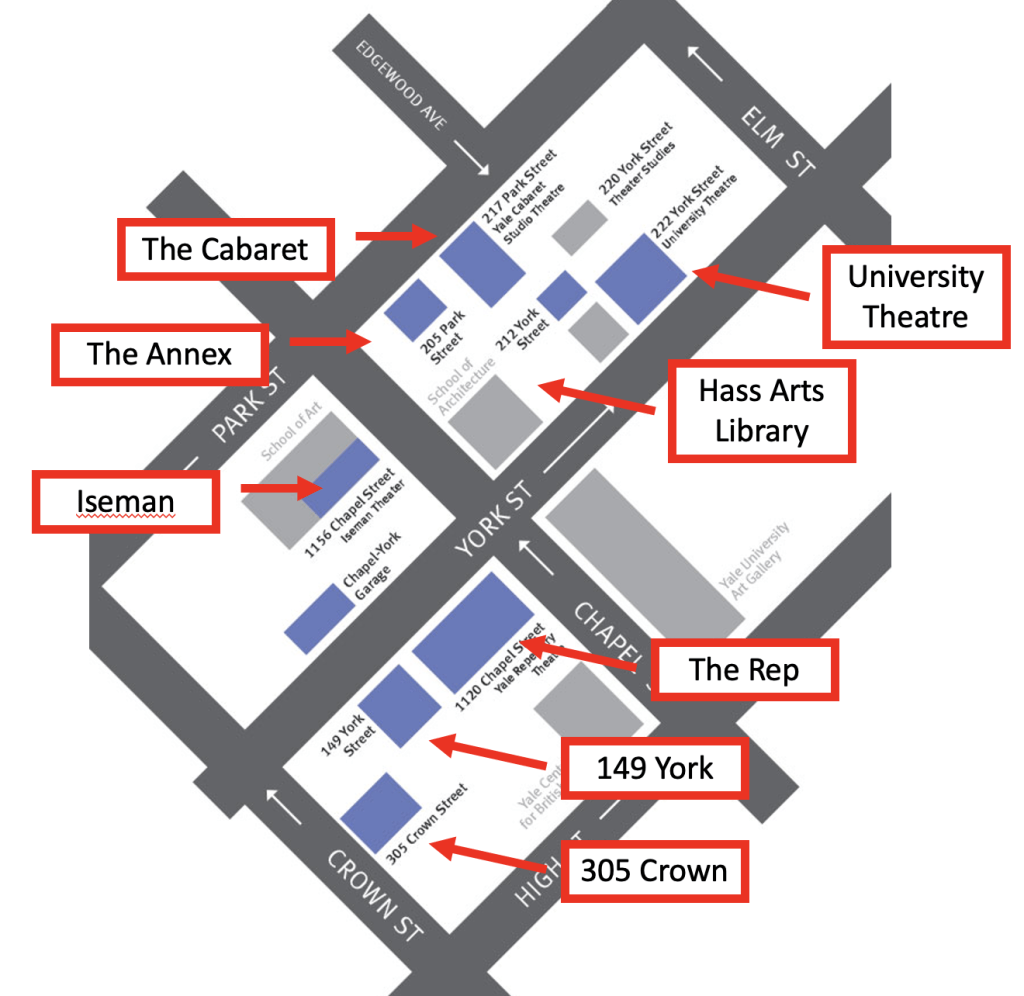  A map of many DGSD buildings